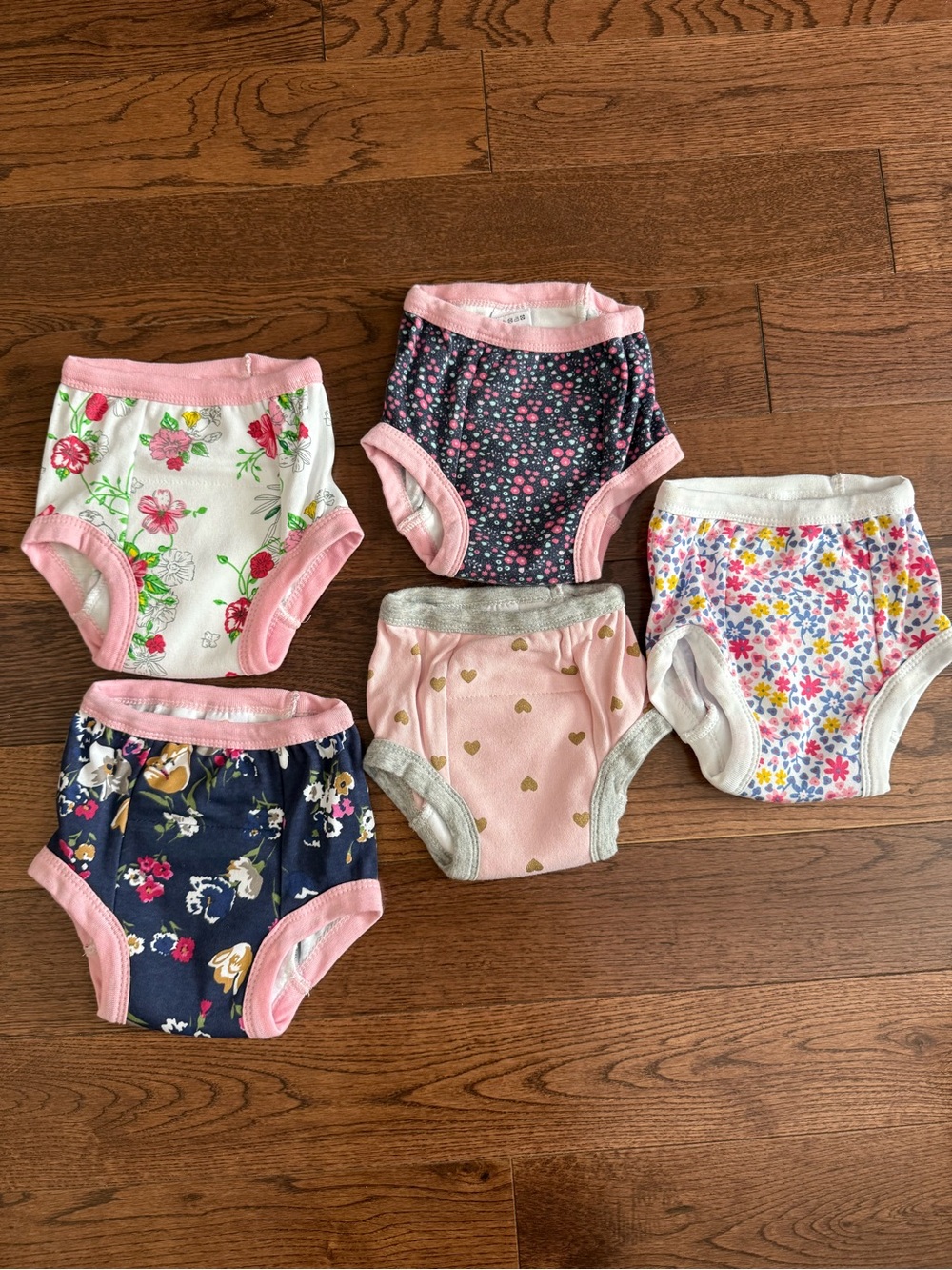 Padded cotton Training Underwear - 5 pack Mix NWOT!